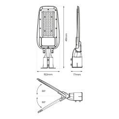 Lampa Uliczna Alley 50W 4000K 230V EKO9909