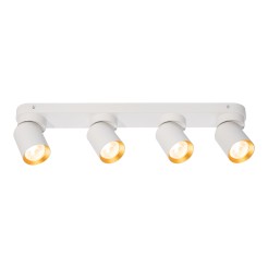 Lampa Sufitowa Andy 4xGU10 Biały + Złoty ML9938