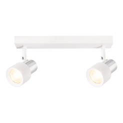 Lampa Sufitowa Cino 2xGU10 Biały + Chrom ML9946