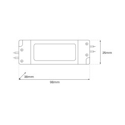 ZASILACZ LED 15W IP44 EKZAS0419