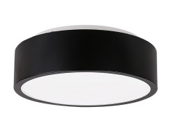 LAMPA SUFITOWA GOKU PLAFON CZARNY 10W LED 4000K IP44 KLOSZ BIAŁY 13-75147