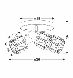 DUBAI LAMPA SUFITOWA PLAFON SAT ZŁOTY 3X40W E14 KLOSZ ZŁOTY Z KRYSZT TRANSP 98-23506