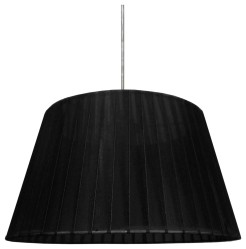 NOTIZIA LAMPA WISZĄCA SATYNOWY 37 1X60W E27 ABAŻUR CZARNY 31-23285