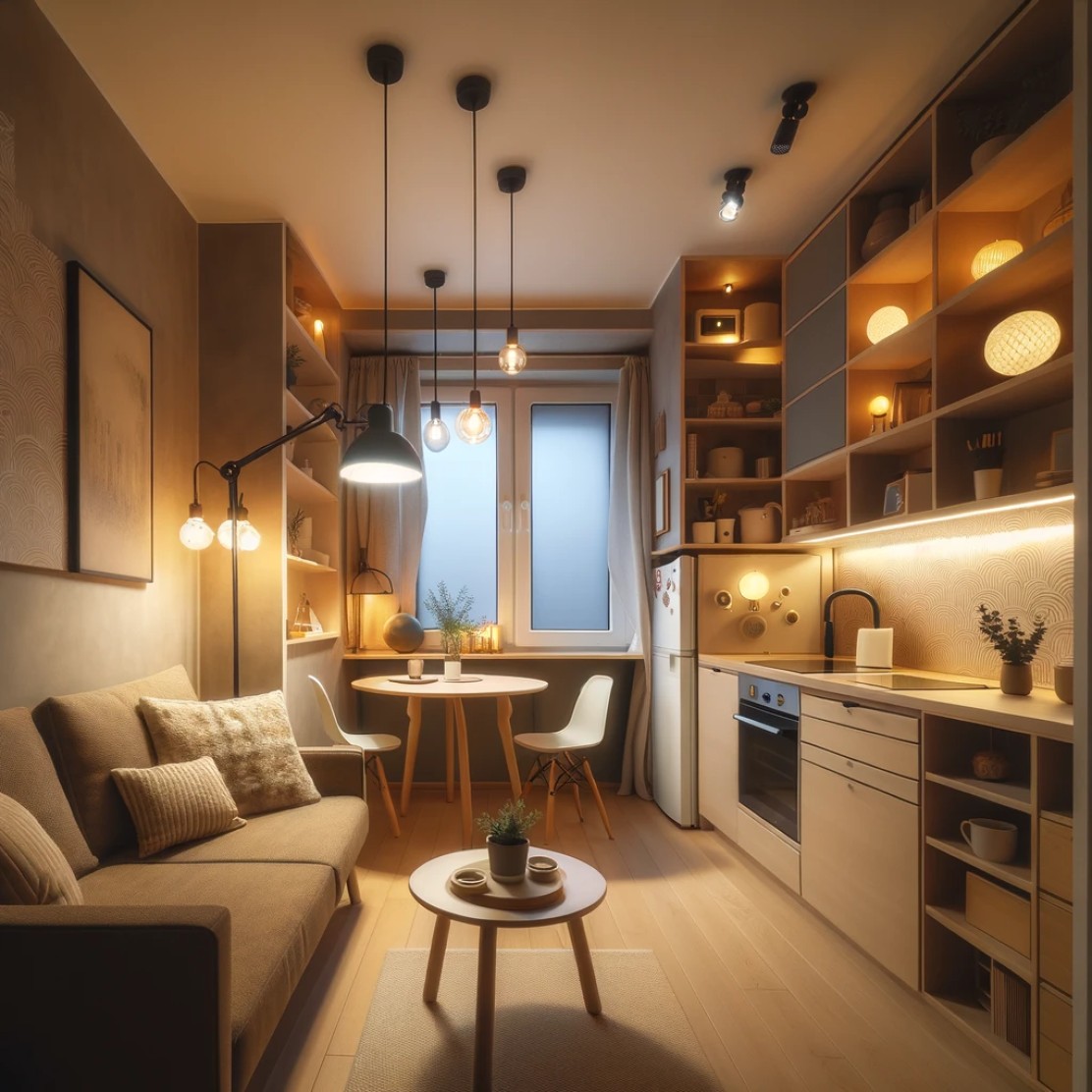 Jak wybrać oświetlenie do małego mieszkania? – Praktyczne porady