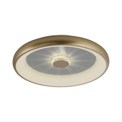 14386-60 VERTIGO ceiling light, brass matt 1xLED-Board/37W/2700-5000K