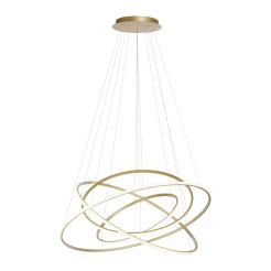 2124-60 TESSARA pendant light, brass matt