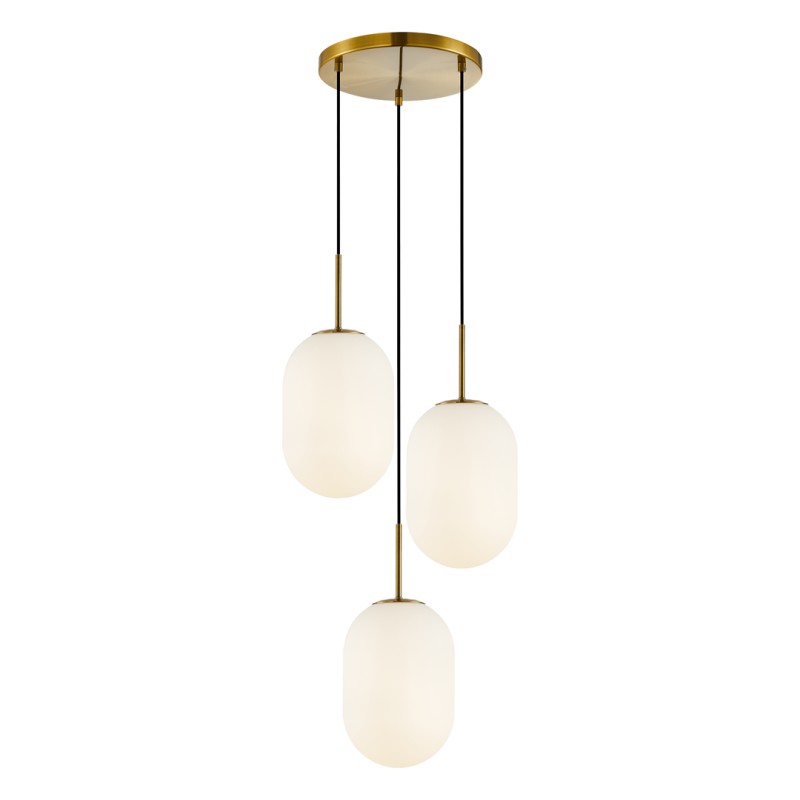 Lampa wisząca ALIAS GOLD 3xE14 koło ML0315