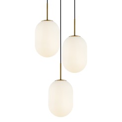 Lampa wisząca ALIAS GOLD 3xE14 koło ML0315