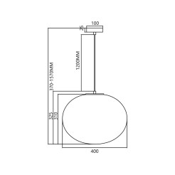 Lampa wisząca CAMPANIA 1xE27 ML0341