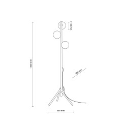 ESTERA WOOD LAMPA PODŁOGOWA 3 PŁ 5809