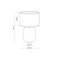 MELODY WHITE LAMPKA NOCNA 1 5985