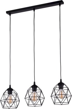 GALAXY BLACK LAMPA WISZĄCA 3  LISTWA 3191