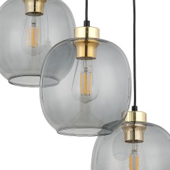 OMEGA LAMPA WISZĄCA 3 PŁ KOŁO 4573