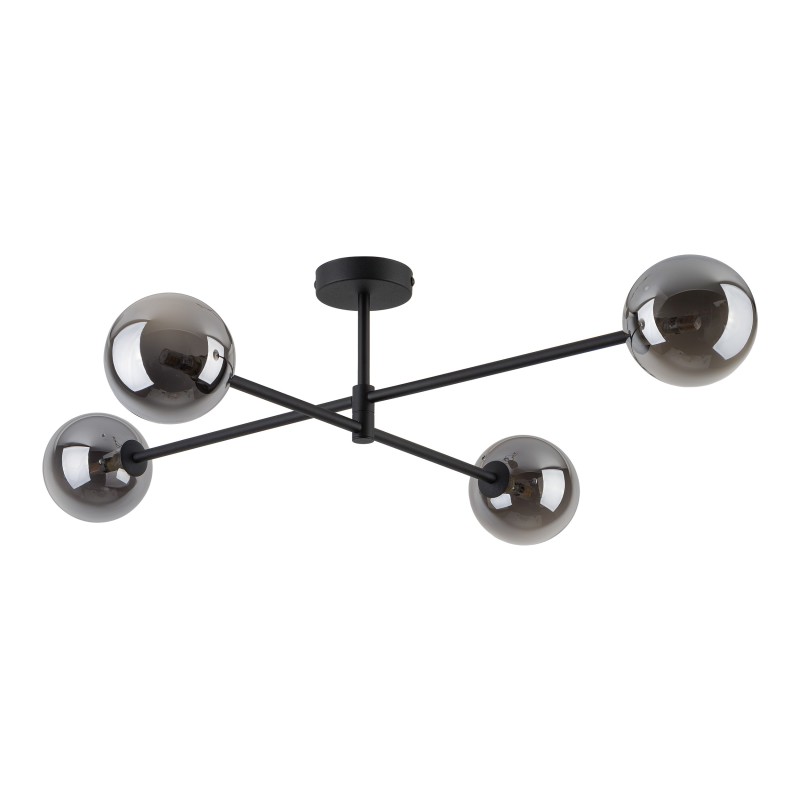 SARIUS BLACK / GRAPHITE LAMPA SUFITOWA 4 6235