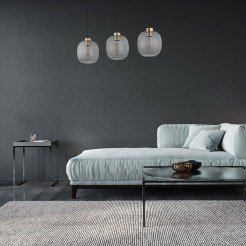 OMEGA LAMPA WISZĄCA 3 LISTWA 4574