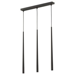 PIANO BLACK LAMPA WISZĄCA 3 PŁ LISTWA 6438