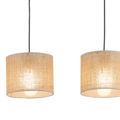 JUTA LAMPA WISZĄCA 3 LISTWA 4597
