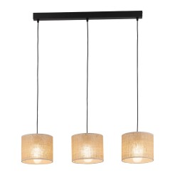 JUTA LAMPA WISZĄCA 3 LISTWA 4597