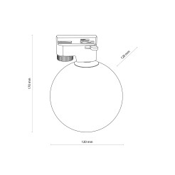 TRACER BLACK GRAPHITE GLASS 1 G9 4922