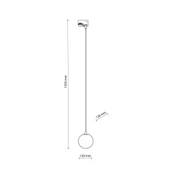 TRACER BLACK WISZĄCY G_9 WHITE 4927