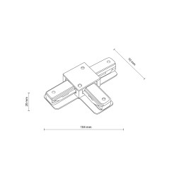 TRACER ŁĄCZNIK T BIAŁY 3518