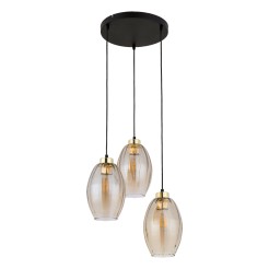 SEBO LAMPA WISZĄCA 3XE27KOŁO 4634