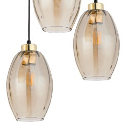 SEBO LAMPA WISZĄCA 3XE27KOŁO 4634