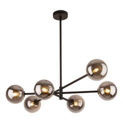 SARIUS BLACK / GRAPHITE LAMPA SUFITOWA 6 6236