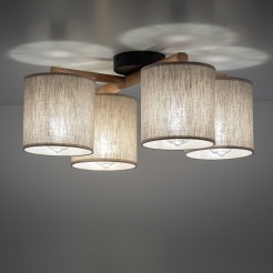 DEVA NATURE LAMPA SUFITOWA 4 PŁ 6866