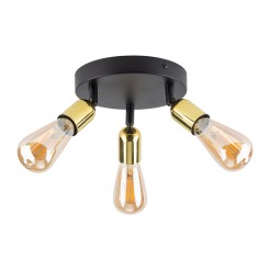 TOP GOLD LAMPA SUFITOWA 3 PŁ E_27 KOŁO 5679