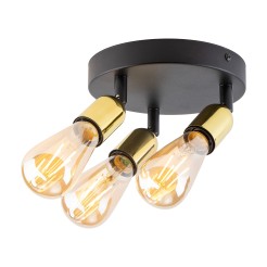 TOP GOLD LAMPA SUFITOWA 3 PŁ E_27 KOŁO 5679