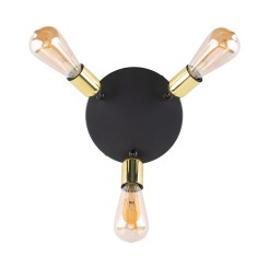 TOP GOLD LAMPA SUFITOWA 3 PŁ E_27 KOŁO 5679