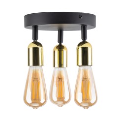 TOP GOLD LAMPA SUFITOWA 3 PŁ E_27 KOŁO 5679