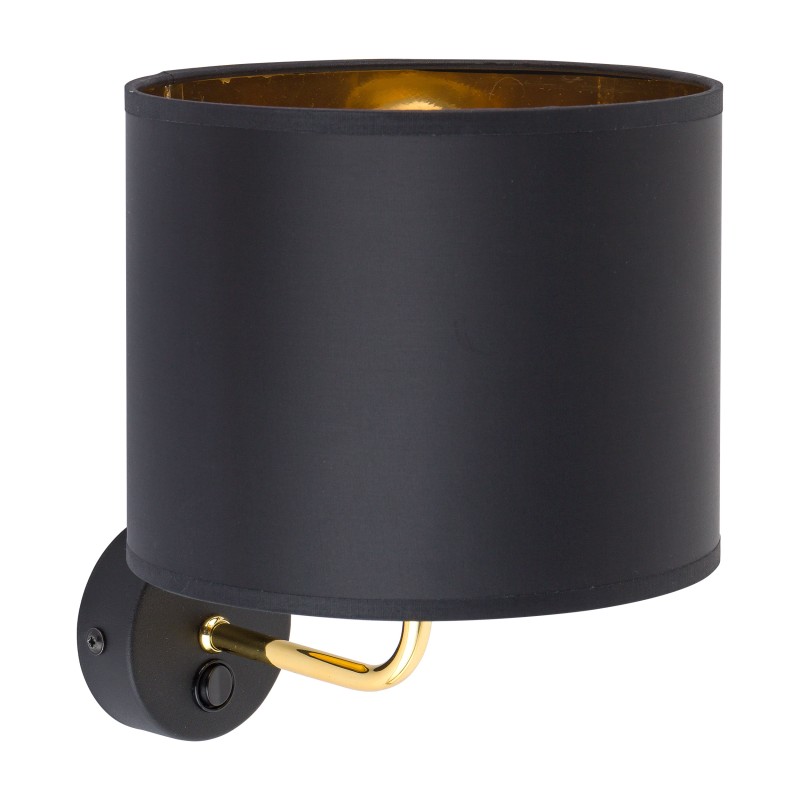 VEGA BLACK/GOLD KINKIET 1 4663