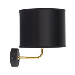 VEGA BLACK/GOLD KINKIET 1 4663