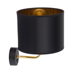 VEGA BLACK/GOLD KINKIET 1 4663