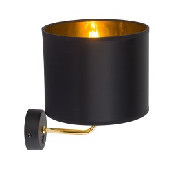 VEGA BLACK/GOLD KINKIET 1 4663