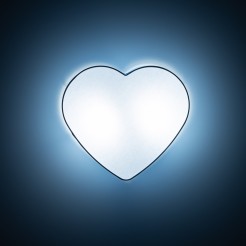 HEART BLUE LAMPA SUFITOWA 2 PŁ 5924