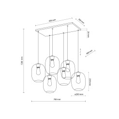 ELIO LAMPA WISZĄCA 6 5974