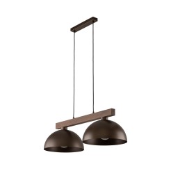 OSLO BROWN LAMPA WISZĄCA 2 PŁ 4507