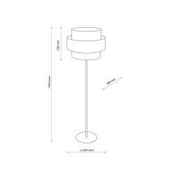 CALISTO JUTA LAMPA PODŁOGOWA 1 5405