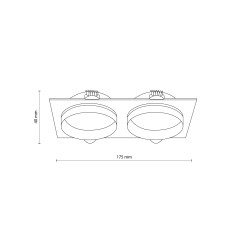 JET WHITE EYE 2XGU10 6924