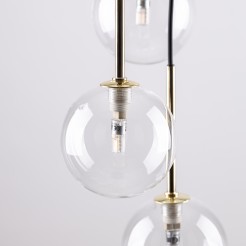 NILOS BLACK / GOLD LAMPA WISZĄCA 7 5362