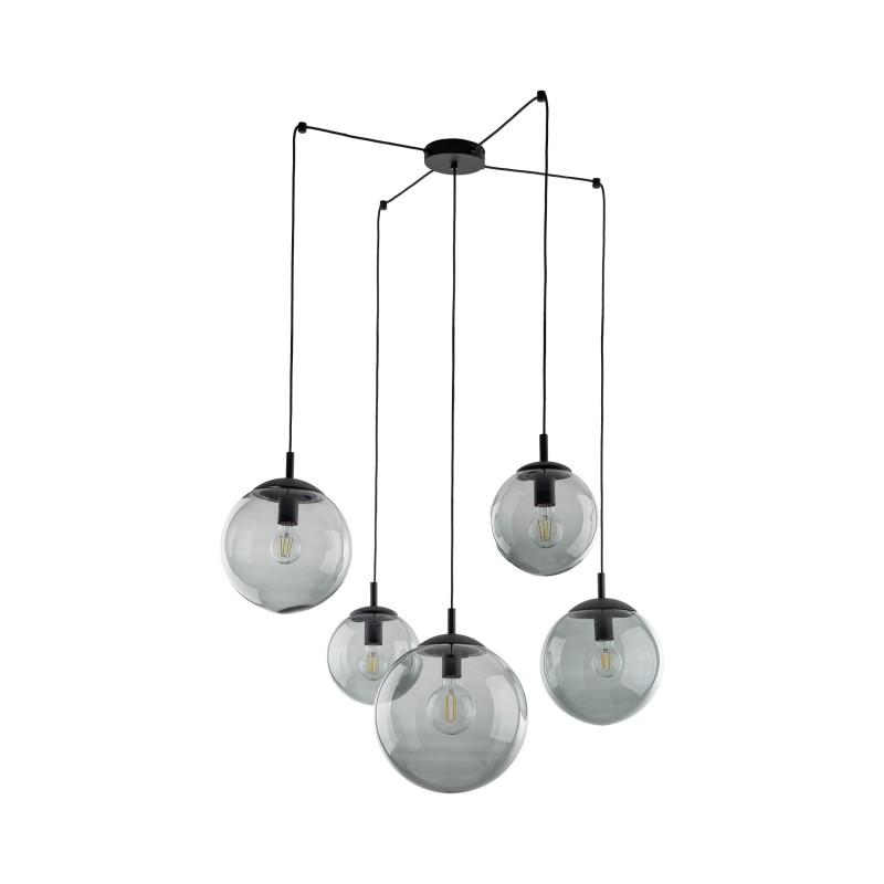 ESME GRAPHITE LAMPA WISZĄCA 5 PAJĄK 5382