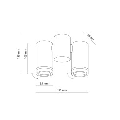 JET WHITE 2*GU10 4352