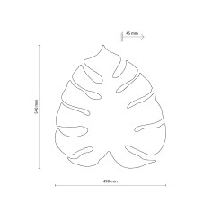 MONSTERA XL GREEN KINKIET 4  G_9 6435