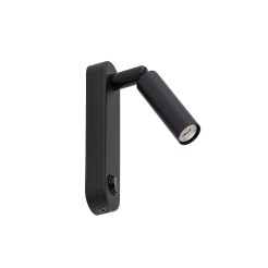 ENZO LONG BLACK KINKIET 1 6621