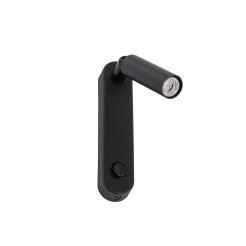 ENZO LONG BLACK KINKIET 1 6621