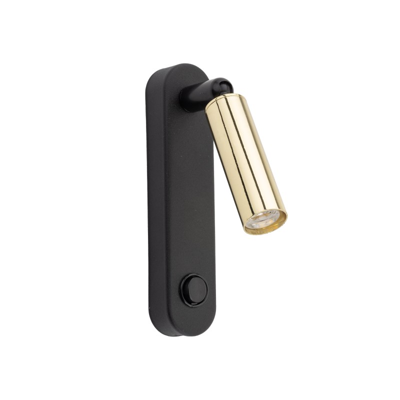 ENZO LONG BLACK GOLD KINKIET 1 6623