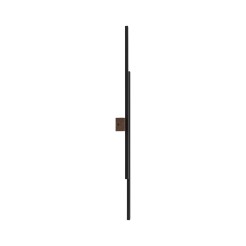 FLASH WOOD ORZECH KINKIET 2 LED 6628